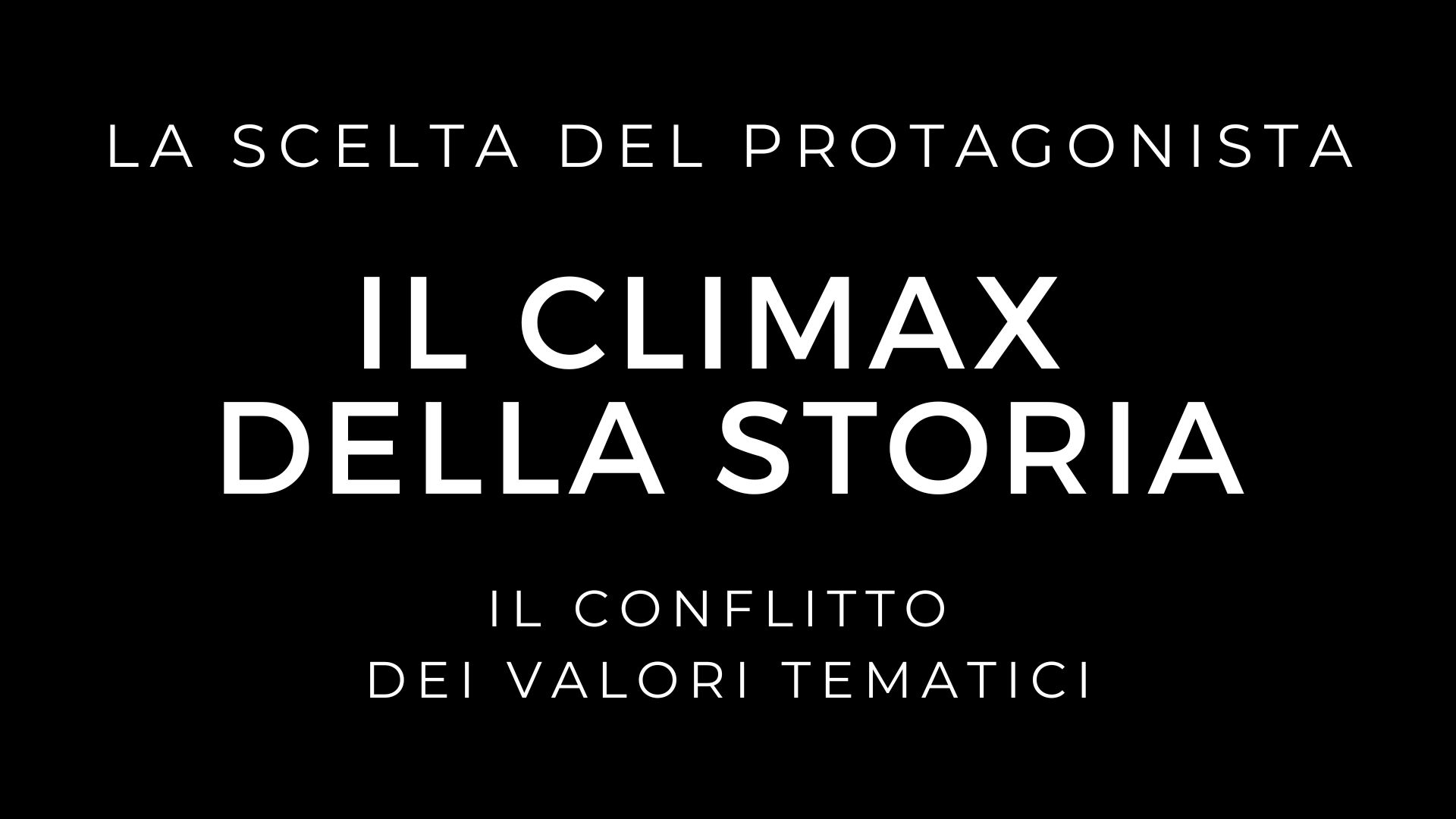 Il climax della storia - Il punto di svolta della trama