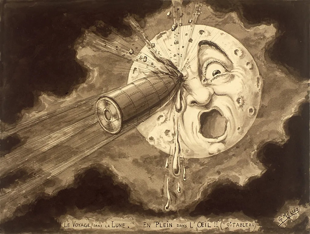 Viaggio nella luna - Georges Melies - Disegno