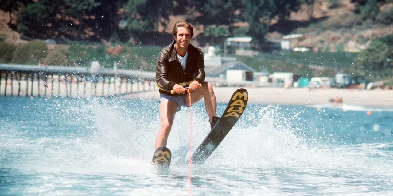 Happy Days - Fonzie - Jumping the shark - Frame della serie