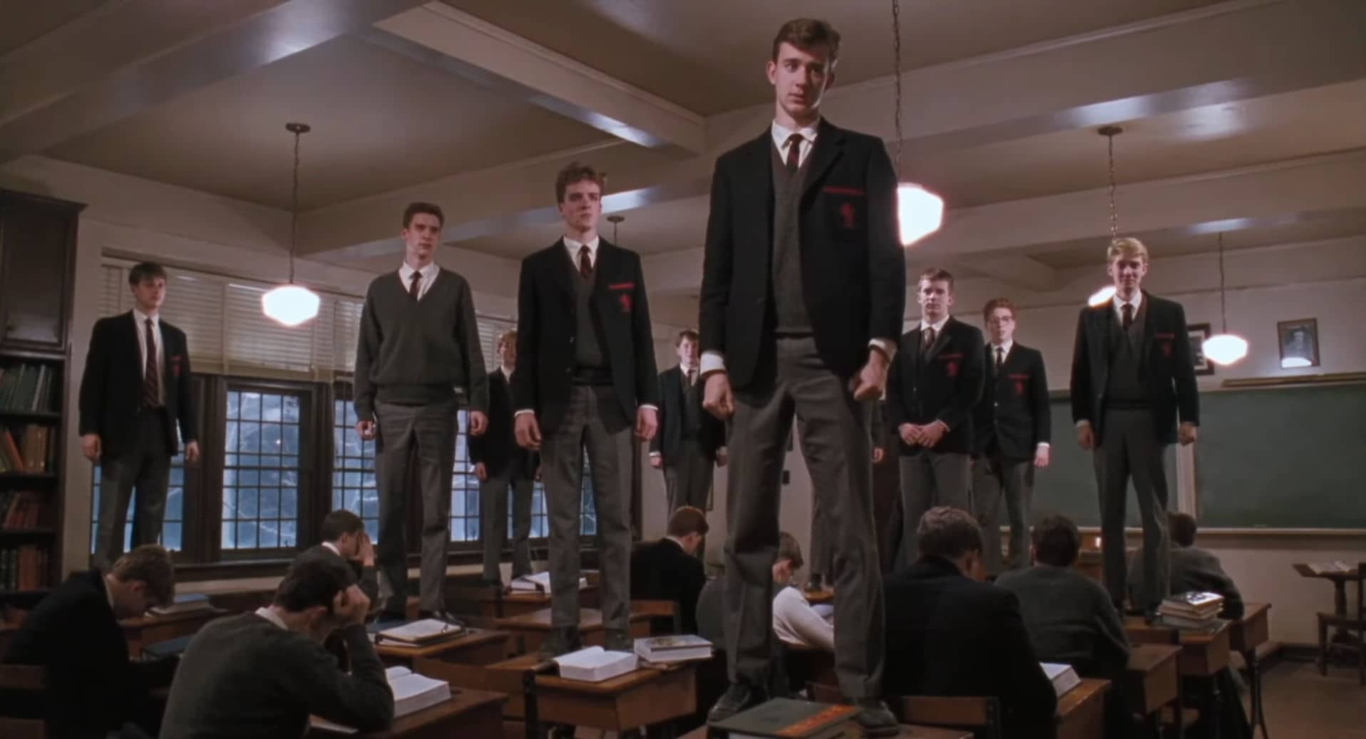 Sceneggiatura L'attimo fuggente (Dead Poets Society): Frame del film