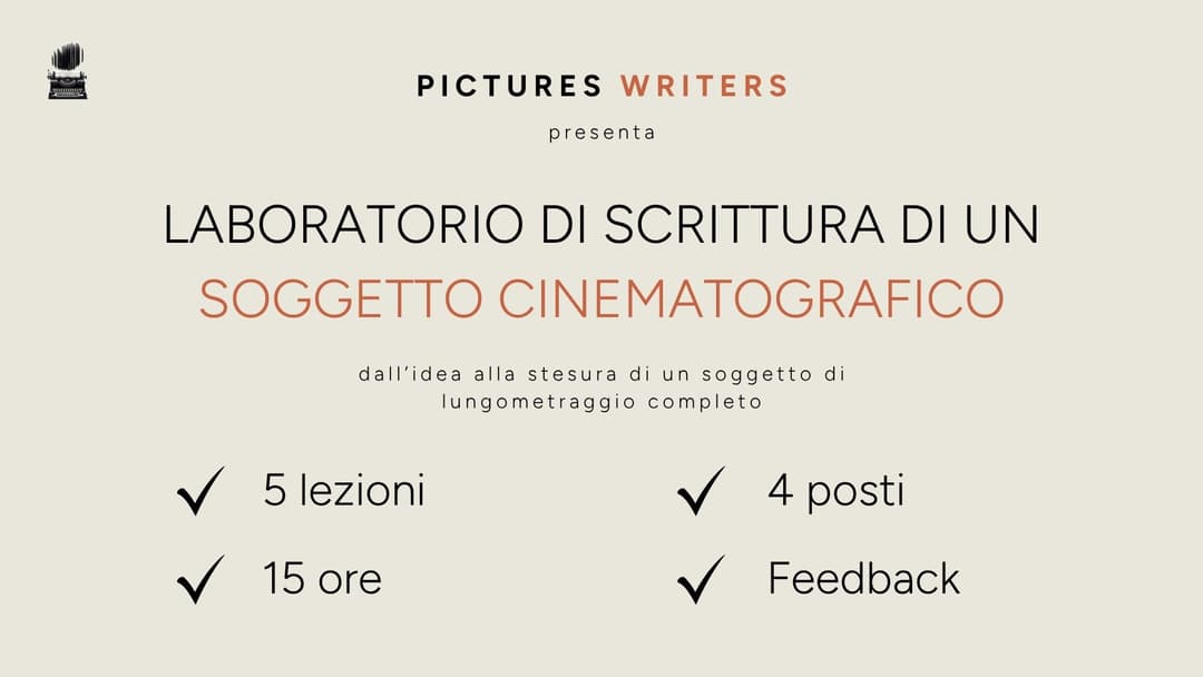 Laboratorio di scrittura di un soggetto - Gennaio 2026