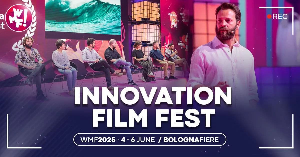 WMF Innovation Fest - Locandina concorso sceneggiatura di cortometraggio 2025