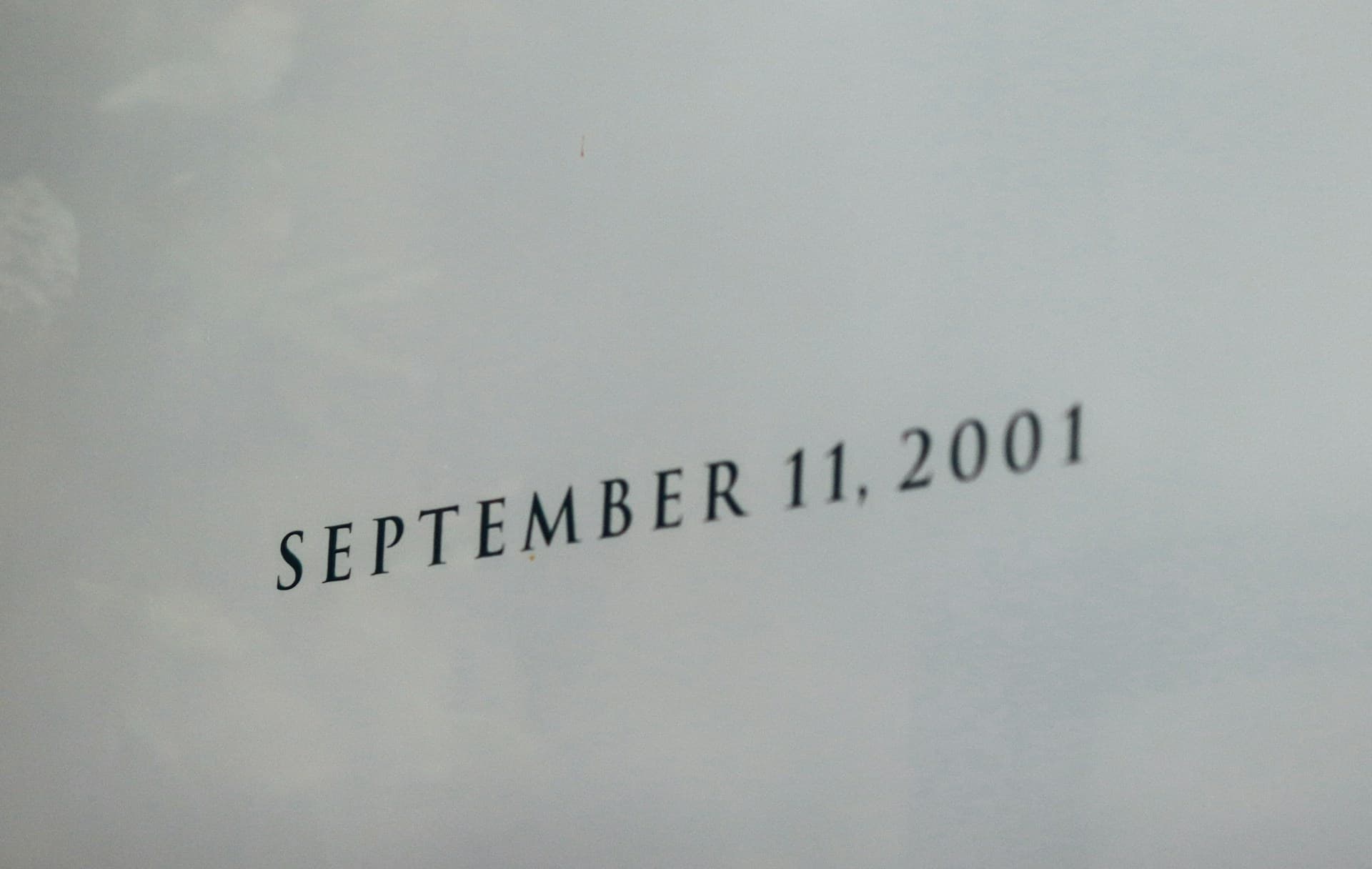 Scritta "11 settembre"