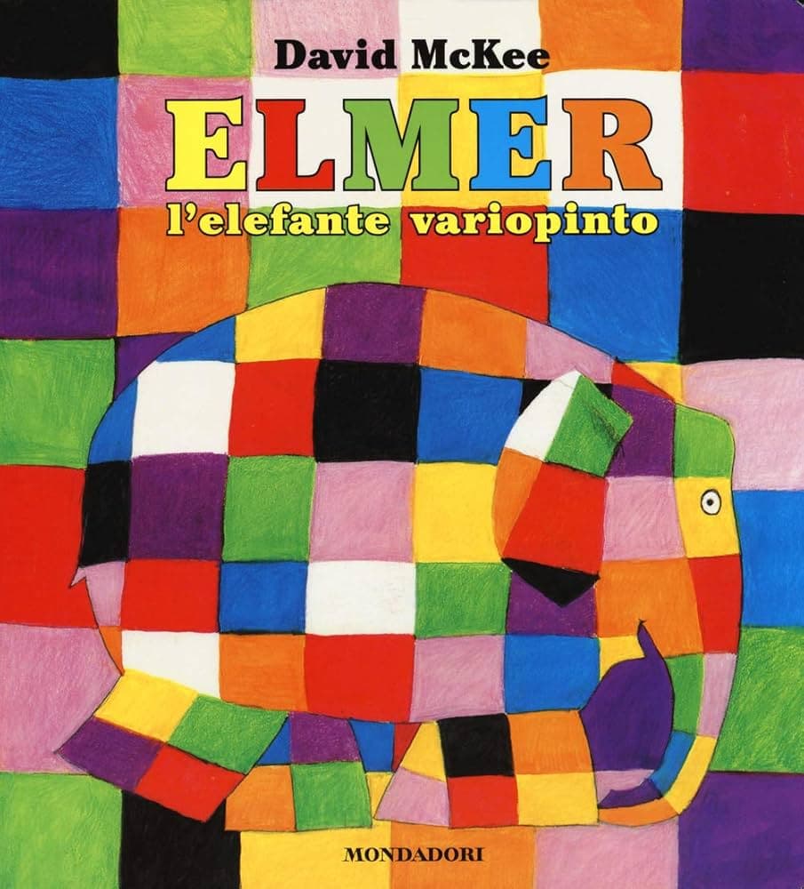 Elmer, l'elefante variopinto - Copertina