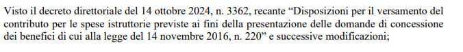 Come partecipare al bando ministeriale (MIC) - Guida 3 - Screenshot
